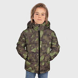 Куртка зимняя для мальчика Камуфляж Multicam, цвет: 3D-черный — фото 2