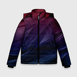 Куртка зимняя для мальчика Geometry violet dark, цвет: 3D-светло-серый
