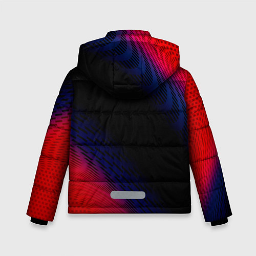 Зимняя куртка для мальчика Chrysler красный карбон / 3D-Черный – фото 2