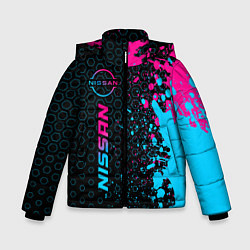 Зимняя куртка для мальчика Nissan - neon gradient