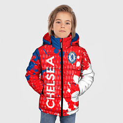 Куртка зимняя для мальчика Chelsea Краска, цвет: 3D-черный — фото 2