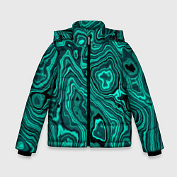 Куртка зимняя для мальчика Имитация камня - яшма, цвет: 3D-светло-серый