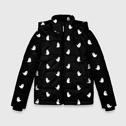 Куртка зимняя для мальчика Призрачный принт, цвет: 3D-светло-серый