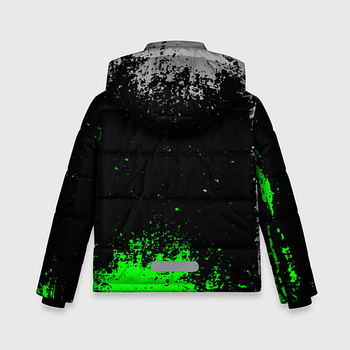 Зимняя куртка для мальчика Green day - hits / 3D-Светло-серый – фото 2