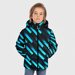 Куртка зимняя для мальчика Bandpass flow, цвет: 3D-светло-серый — фото 2