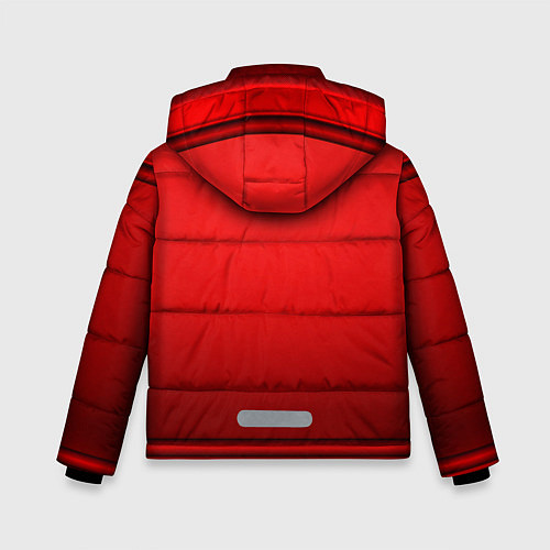 Зимняя куртка для мальчика Хонда - спорт / 3D-Черный – фото 2