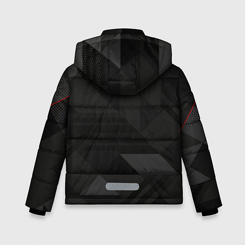 Зимняя куртка для мальчика Dodge - абстракция / 3D-Черный – фото 2