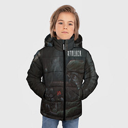 Куртка зимняя для мальчика STALKER С Розой, цвет: 3D-светло-серый — фото 2