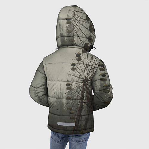 Зимняя куртка для мальчика STALKER Колесо Обозрения / 3D-Красный – фото 4