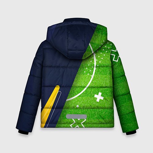 Зимняя куртка для мальчика Benfica football field / 3D-Черный – фото 2