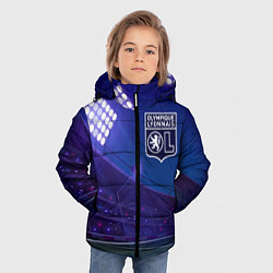 Куртка зимняя для мальчика Lyon ночное поле, цвет: 3D-черный — фото 2