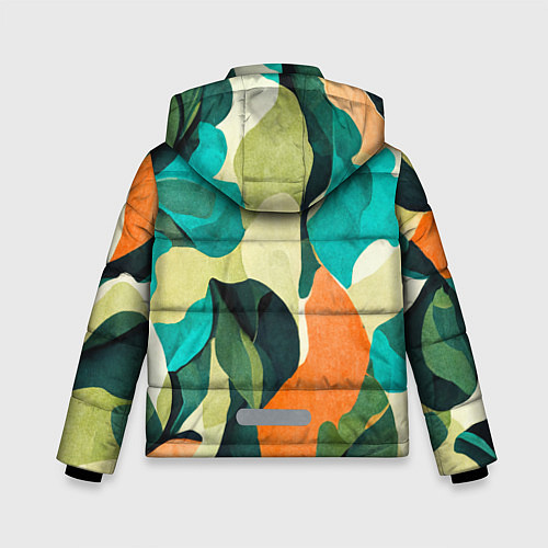Зимняя куртка для мальчика Multicoloured camouflage / 3D-Черный – фото 2