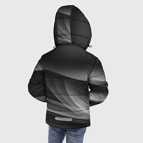 Зимняя куртка для мальчика Daewoo - абстракция / 3D-Светло-серый – фото 4