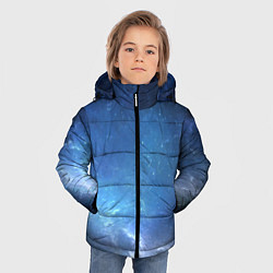 Куртка зимняя для мальчика Холодное космическое молчание, цвет: 3D-светло-серый — фото 2