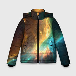 Куртка зимняя для мальчика Крыло звезды, цвет: 3D-светло-серый
