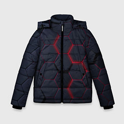 Куртка зимняя для мальчика Раскаленная броня, цвет: 3D-светло-серый