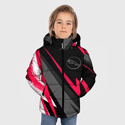 Куртка зимняя для мальчика Jaguar fast lines, цвет: 3D-черный — фото 2