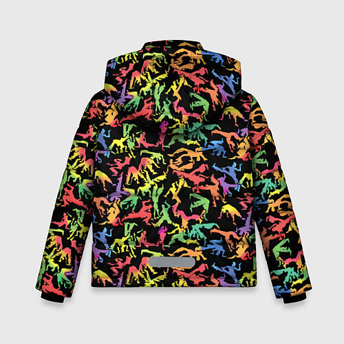 Зимняя куртка для мальчика Capoeira colorful mens / 3D-Черный – фото 2