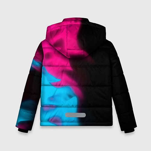 Зимняя куртка для мальчика Poppy Playtime - neon gradient: по-вертикали / 3D-Черный – фото 2