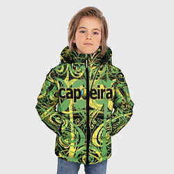 Куртка зимняя для мальчика Capoeira pattern, цвет: 3D-черный — фото 2