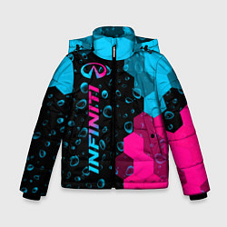 Зимняя куртка для мальчика Infiniti - neon gradient: по-вертикали