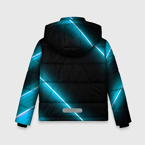 Зимняя куртка для мальчика Lexus неоновые лампы / 3D-Черный – фото 2