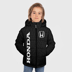 Куртка зимняя для мальчика Honda карбон, цвет: 3D-светло-серый — фото 2