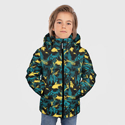 Куртка зимняя для мальчика Акулы разноцветные, цвет: 3D-светло-серый — фото 2