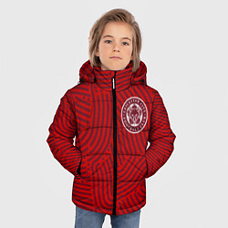Куртка зимняя для мальчика Leicester City отпечатки, цвет: 3D-красный — фото 2