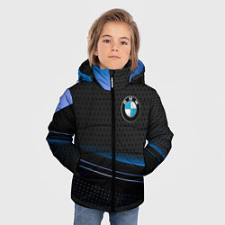 Куртка зимняя для мальчика Bmw abstraction, цвет: 3D-светло-серый — фото 2
