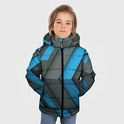 Куртка зимняя для мальчика Излом, цвет: 3D-светло-серый — фото 2