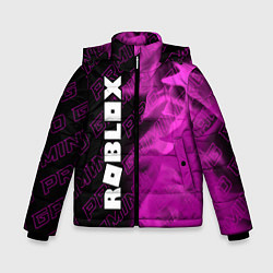 Куртка зимняя для мальчика Roblox pro gaming: по-вертикали, цвет: 3D-черный