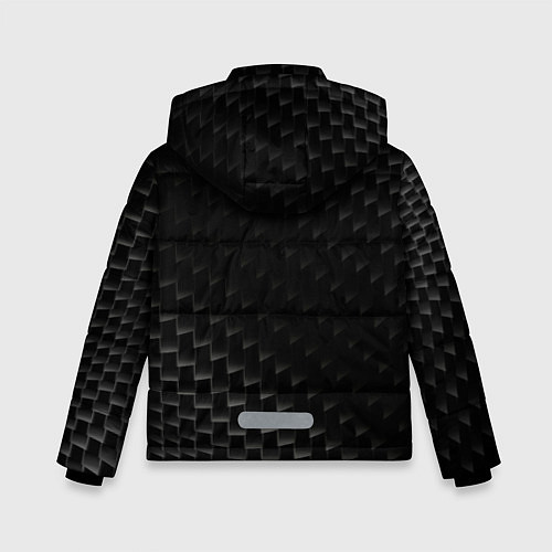 Зимняя куртка для мальчика Honda карбоновый фон / 3D-Черный – фото 2