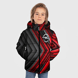 Куртка зимняя для мальчика Опель строгий стиль, цвет: 3D-светло-серый — фото 2