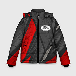 Куртка зимняя для мальчика Land Rover sports racing, цвет: 3D-черный