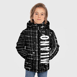 Куртка зимняя для мальчика Milano - autumn - winter 2025, цвет: 3D-черный — фото 2