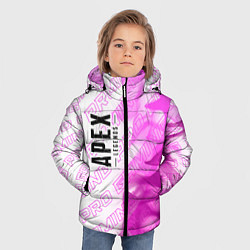 Куртка зимняя для мальчика Apex Legends pro gaming: по-вертикали, цвет: 3D-черный — фото 2