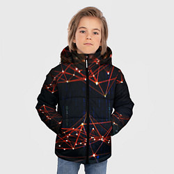 Куртка зимняя для мальчика Соединение точек, цвет: 3D-красный — фото 2