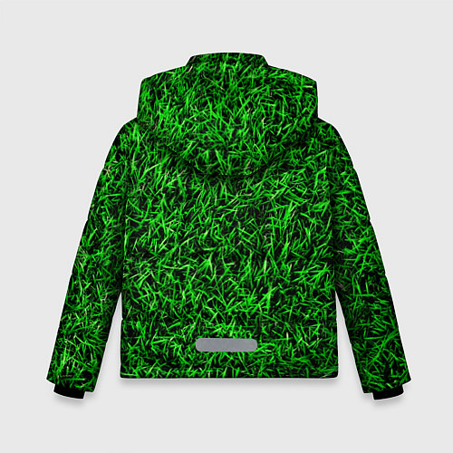 Зимняя куртка для мальчика Трава / 3D-Черный – фото 2