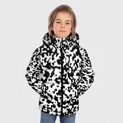 Куртка зимняя для мальчика Камуфляж Cowskin мелкий, цвет: 3D-светло-серый — фото 2