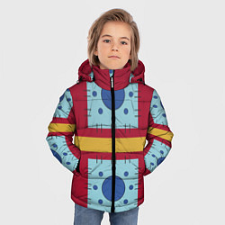 Куртка зимняя для мальчика Луффи One Piece - Вано, цвет: 3D-светло-серый — фото 2