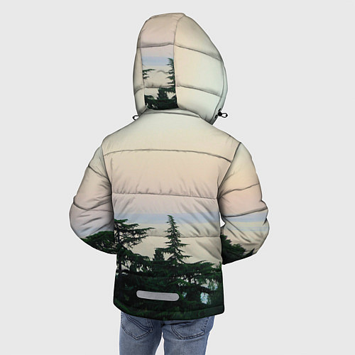 Зимняя куртка для мальчика Мягкий рассвет / 3D-Красный – фото 4