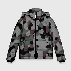 Куртка зимняя для мальчика Камуфляж Urban Night, цвет: 3D-черный