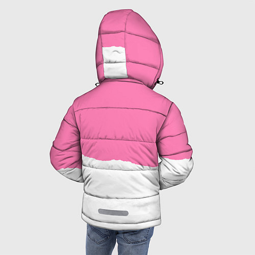 Зимняя куртка для мальчика Stray Kids pink and white / 3D-Светло-серый – фото 4