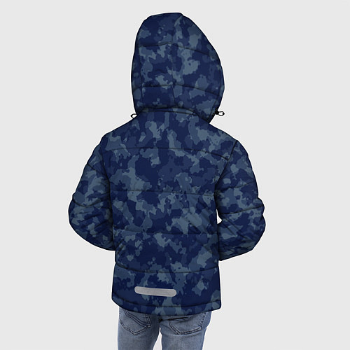 Зимняя куртка для мальчика Сизый камуфляж / 3D-Красный – фото 4