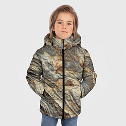 Куртка зимняя для мальчика Камень stone, цвет: 3D-светло-серый — фото 2