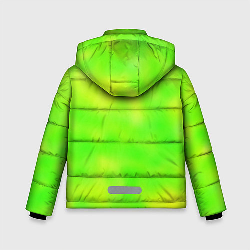 Зимняя куртка для мальчика Цвет сочное яблоко / 3D-Светло-серый – фото 2