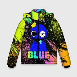 Куртка зимняя для мальчика Rainbow Friends - Blue, цвет: 3D-черный