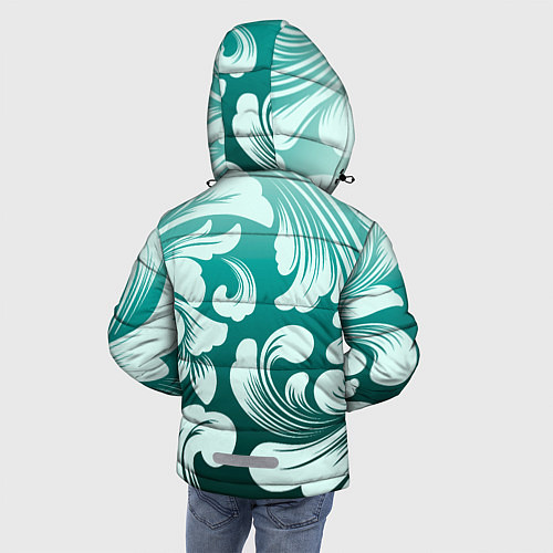 Зимняя куртка для мальчика Гравюра весны / 3D-Светло-серый – фото 4