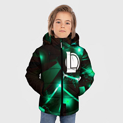 Куртка зимняя для мальчика League of Legends разлом плит, цвет: 3D-черный — фото 2